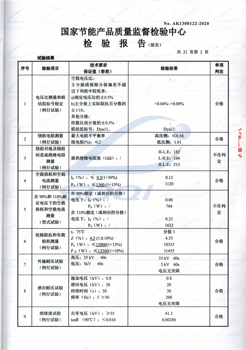 高低压试验报告-S11-1250河南河南河南油浸式变压器-2.jpg